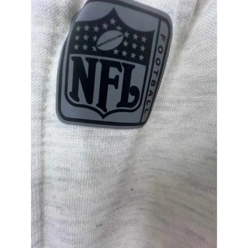 Kids NFL Football Sweatpants Gray Size 8 Elastic Waist Joggers Casual‎